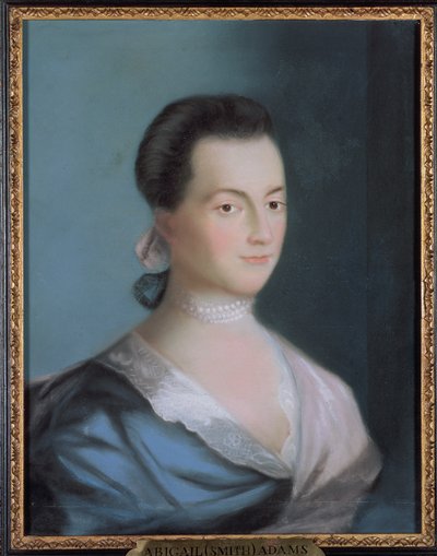 Abigail Smith Adams, um 1766 von Benjamin Blyth